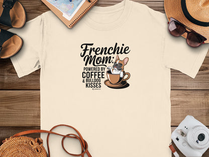 French Bulldog Lover Unisex Garment-Dyed T-shirt, Dog Parent Tee, Cute Bulldog Shirt, Pet Lover Top, Animal Graphic Tee