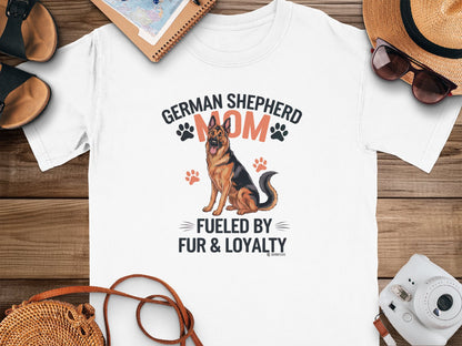 German Shepherd Dog Lover Unisex Garment-Dyed T-shirt, Parent Gift, Funny Dog Tee, Dog Mom Shirt, Gift for Dog Lovers