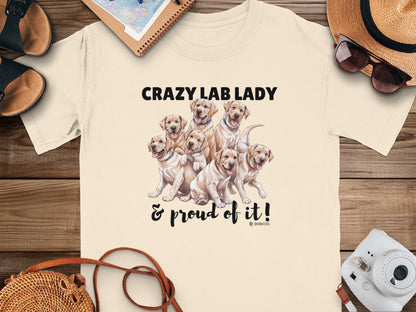 Labrador Retriever Lover T-shirt, Dog Lover Tee, Parenting Shirt, Cute Pet Apparel, Animal Graphic Top