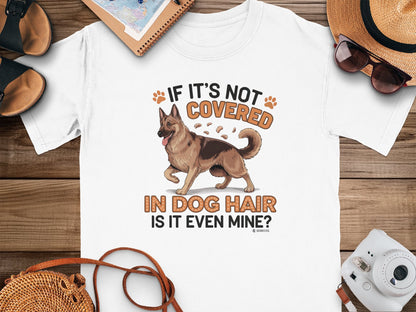 German Shepherd Dog Lover Unisex Garment-Dyed T-shirt, Parent Gift, Funny Dog Tee, Dog Mom Shirt, Gift for Dog Lovers