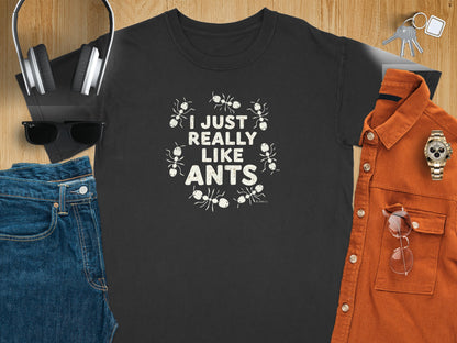 Funny Ant Lover Unisex Garment-Dyed T-shirt, Ant Enthusiast Gift, Insect Humor Tee, Ant Colony Shirt, Bug Lover Top