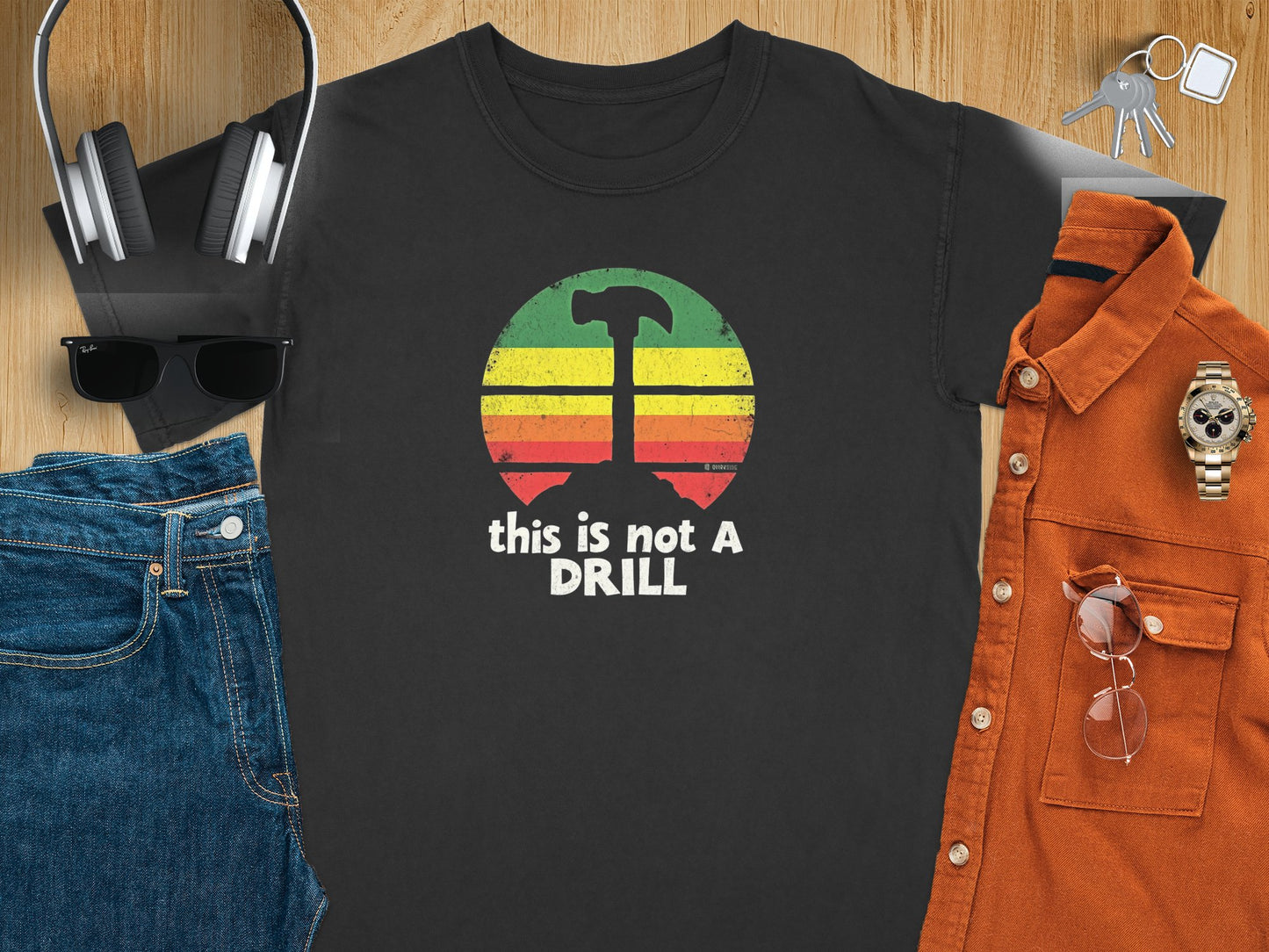 Funny This is Not a Drill T-Shirt, Humorous Graphic Tee, Sarcastic Unisex Shirt, Joke Statement Top, Novelty Gift for Him or Her