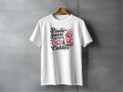 Poodle Lover T-shirt, Dog Owner Shirt, Cute Unisex Tee, Garment-Dyed Top, Dog Mom Dad Gift, Pet Lover Apparel, Animal Graphic Tee