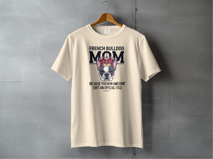 French Bulldog Lover Unisex Garment-Dyed T-shirt, Dog Parent Tee, Cute Bulldog Shirt, Pet Lover Top, Animal Graphic Tee