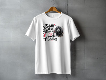 Poodle Lover T-shirt, Dog Owner Shirt, Cute Unisex Tee, Garment-Dyed Top, Dog Mom Dad Gift, Pet Lover Apparel, Animal Graphic Tee