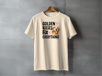 Golden Retriever Lover T-shirt, Unisex Dog Tee, Cute Puppy Parent Shirt, Fun Animal Graphic Top, Pet Owner Gift