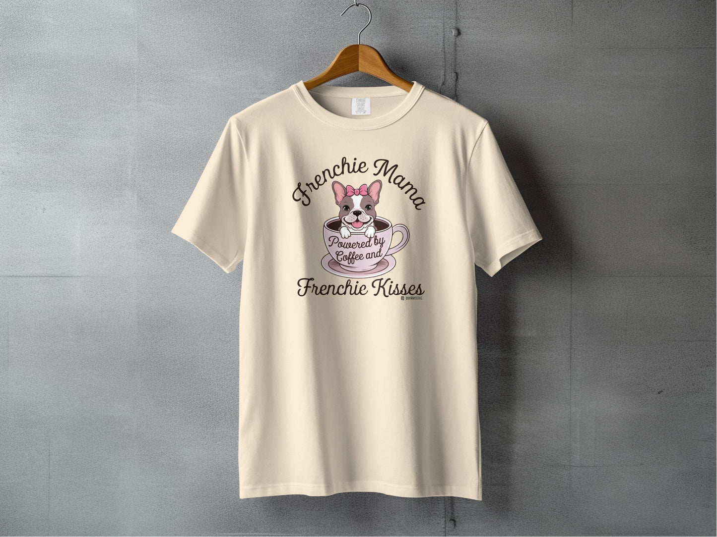 French Bulldog Lover Unisex Garment-Dyed T-shirt, Dog Parent Tee, Cute Bulldog Shirt, Pet Lover Top, Animal Graphic Tee