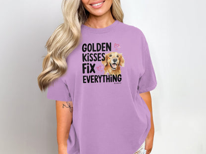 Golden Retriever Lover T-shirt, Unisex Dog Tee, Cute Puppy Parent Shirt, Fun Animal Graphic Top, Pet Owner Gift