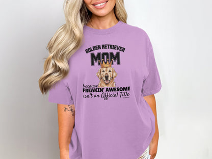 Golden Retriever Lover T-shirt, Unisex Dog Tee, Cute Puppy Parent Shirt, Fun Animal Graphic Top, Pet Owner Gift