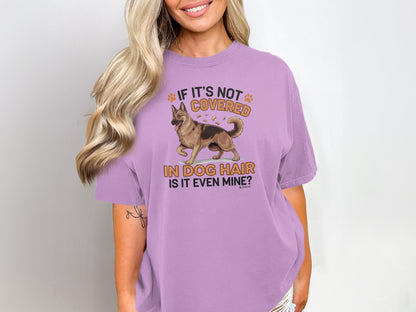 German Shepherd Dog Lover Unisex Garment-Dyed T-shirt, Parent Gift, Funny Dog Tee, Dog Mom Shirt, Gift for Dog Lovers