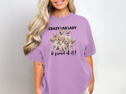 Labrador Retriever Lover T-shirt, Dog Lover Tee, Parenting Shirt, Cute Pet Apparel, Animal Graphic Top