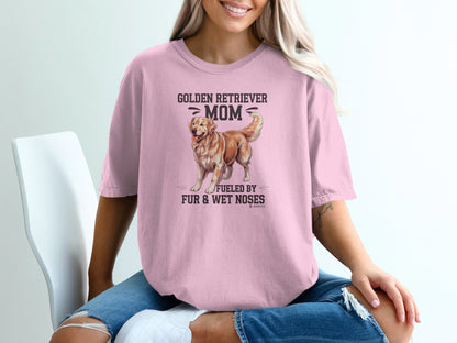 Golden Retriever Lover T-shirt, Unisex Dog Tee, Cute Puppy Parent Shirt, Fun Animal Graphic Top, Pet Owner Gift