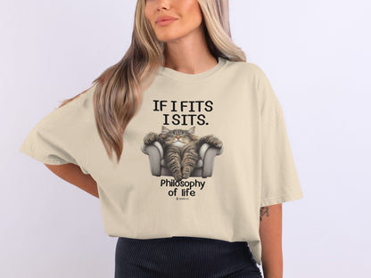 Lazy Cat Tee, Funny Cat Lover Shirt, Feline Fan Top, Cat Owner Gift, Cat Mom Shirt, Cat Dad Tee, Cat Lady Gift, Cat Print T-shirt