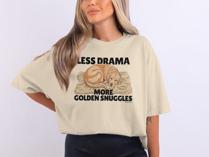 Golden Retriever Lover T-shirt, Unisex Dog Tee, Cute Puppy Parent Shirt, Fun Animal Graphic Top, Pet Owner Gift
