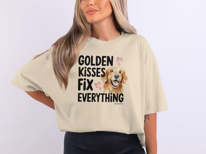 Golden Retriever Lover T-shirt, Unisex Dog Tee, Cute Puppy Parent Shirt, Fun Animal Graphic Top, Pet Owner Gift