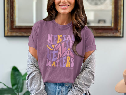 Mental Health Awareness T-shirt, Mental Health Matters, Positive Vibes Tee, Unisex Shirt, Inspirational Clothing