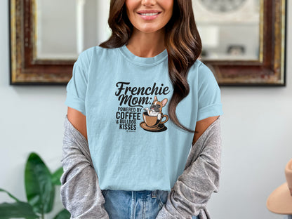 French Bulldog Lover Unisex Garment-Dyed T-shirt, Dog Parent Tee, Cute Bulldog Shirt, Pet Lover Top, Animal Graphic Tee