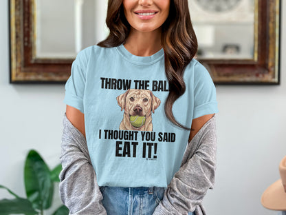 Labrador Retriever Lover T-shirt, Dog Lover Tee, Parenting Shirt, Cute Pet Apparel, Animal Graphic Top