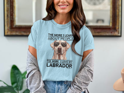 Funny Labrador Retriever Unisex T-shirt, Dog Lover Tee, Parenting Shirt, Cute Pet Apparel, Animal Graphic Top