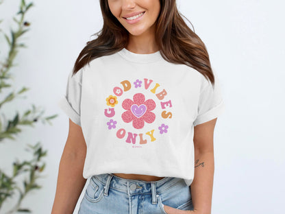 Positive Vibes Mental Health Awareness Unisex T-shirt, Encouraging Tee, Inspirational Shirt, Self Care Gift, Mental Health Advocate Apparel