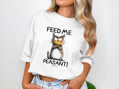 Crazy Cat Tee, Funny Cat Lover Shirt, Feline Fan Top, Cat Owner Gift, Cat Mom Shirt, Cat Dad Tee, Cat Lady Gift, Cat Print T-shirt