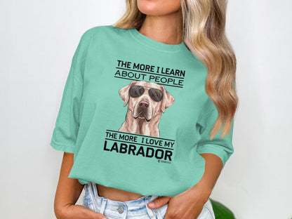 Funny Labrador Retriever Unisex T-shirt, Dog Lover Tee, Parenting Shirt, Cute Pet Apparel, Animal Graphic Top