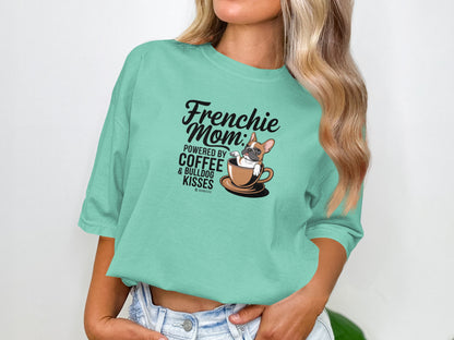 French Bulldog Lover Unisex Garment-Dyed T-shirt, Dog Parent Tee, Cute Bulldog Shirt, Pet Lover Top, Animal Graphic Tee