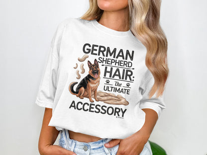 German Shepherd Dog Lover Unisex Garment-Dyed T-shirt, Parent Gift, Funny Dog Tee, Dog Mom Shirt, Gift for Dog Lovers
