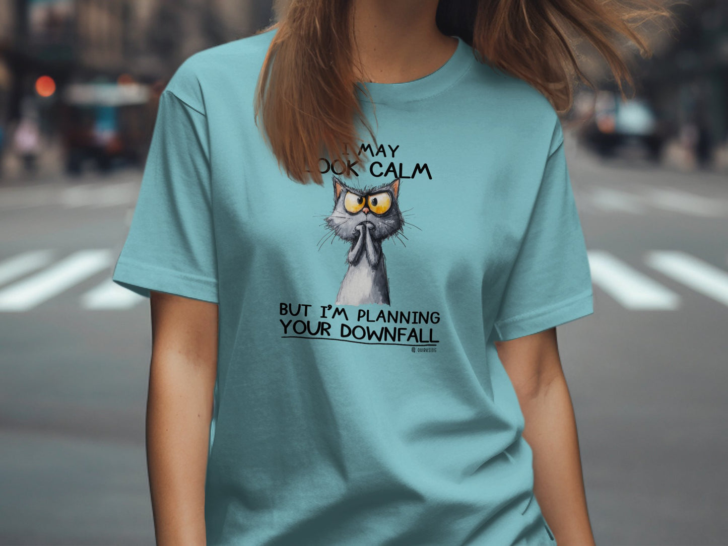 Crazy Cat Tee, Funny Cat Lover Shirt, Feline Fan Top, Cat Owner Gift, Cat Mom Shirt, Cat Dad Tee, Cat Lady Gift, Cat Print T-shirt