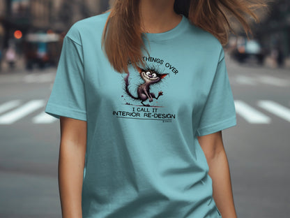 Crazy Cat Tee, Funny Cat Lover Shirt, Feline Fan Top, Cat Owner Gift, Cat Mom Shirt, Cat Dad Tee, Cat Lady Gift, Cat Print T-shirt