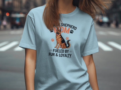 German Shepherd Dog Lover Unisex Garment-Dyed T-shirt, Parent Gift, Funny Dog Tee, Dog Mom Shirt, Gift for Dog Lovers