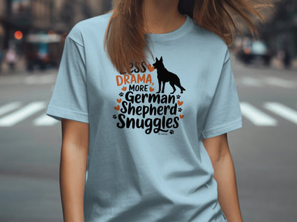 German Shepherd Dog Lover Unisex Garment-Dyed T-shirt, Parent Gift, Funny Dog Tee, Dog Mom Shirt, Gift for Dog Lovers