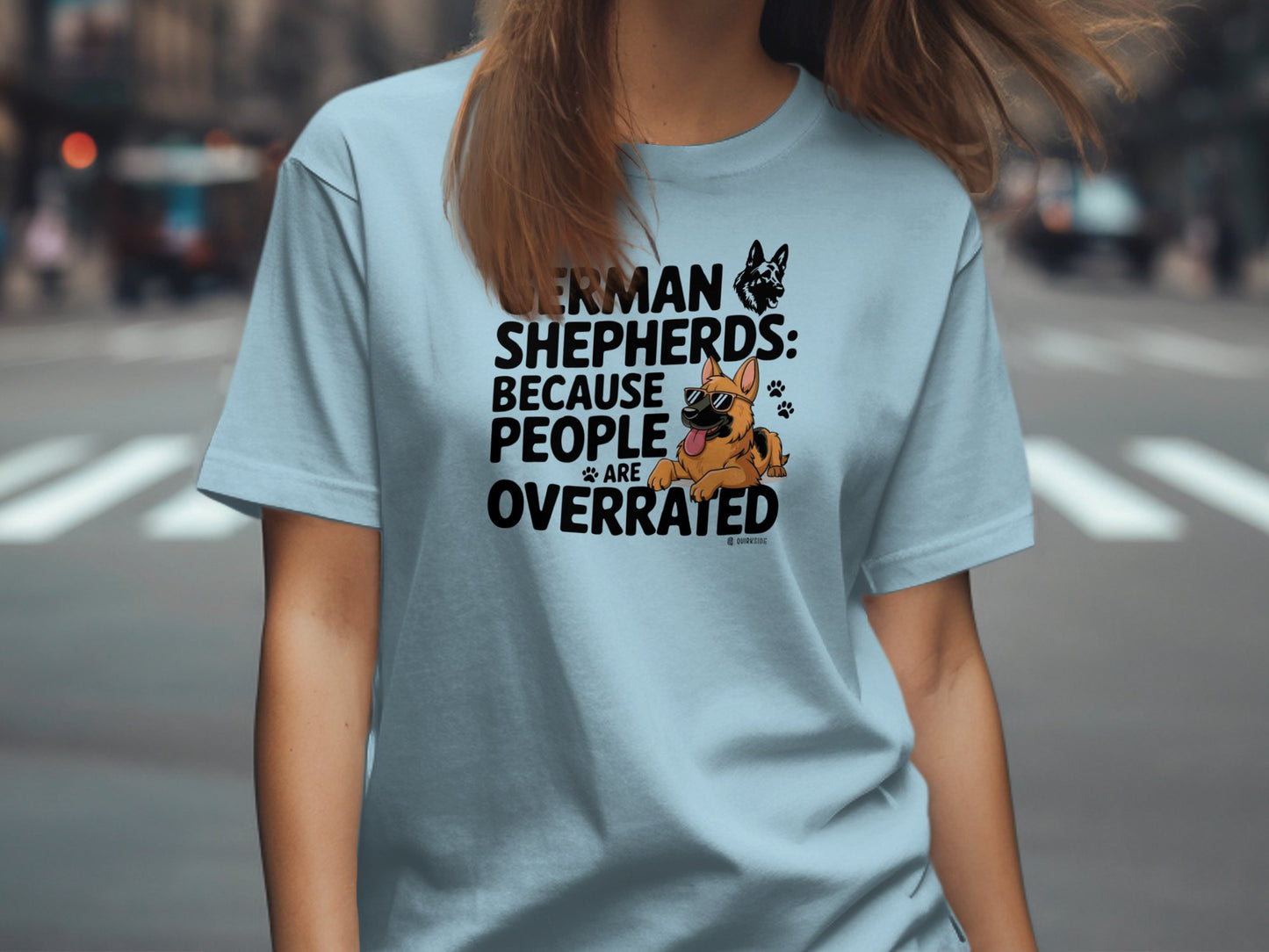 German Shepherd Dog Lover Unisex Garment-Dyed T-shirt, Parent Gift, Funny Dog Tee, Dog Mom Shirt, Gift for Dog Lovers