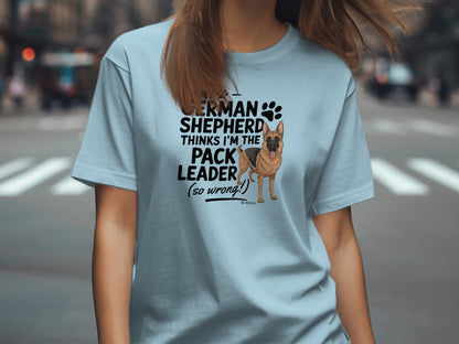 German Shepherd Dog Lover Unisex Garment-Dyed T-shirt, Parent Gift, Funny Dog Tee, Dog Mom Shirt, Gift for Dog Lovers