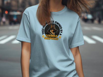 German Shepherd Dog Lover Unisex Garment-Dyed T-shirt, Parent Gift, Funny Dog Tee, Dog Mom Shirt, Gift for Dog Lovers