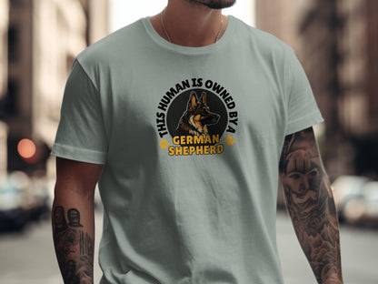 German Shepherd Dog Lover Unisex Garment-Dyed T-shirt, Parent Gift, Funny Dog Tee, Dog Mom Shirt, Gift for Dog Lovers