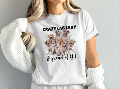 Labrador Retriever Lover T-shirt, Dog Lover Tee, Parenting Shirt, Cute Pet Apparel, Animal Graphic Top