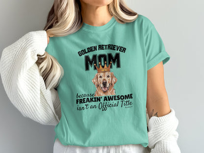 Golden Retriever Lover T-shirt, Unisex Dog Tee, Cute Puppy Parent Shirt, Fun Animal Graphic Top, Pet Owner Gift