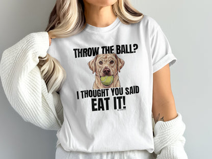 Labrador Retriever Lover T-shirt, Dog Lover Tee, Parenting Shirt, Cute Pet Apparel, Animal Graphic Top