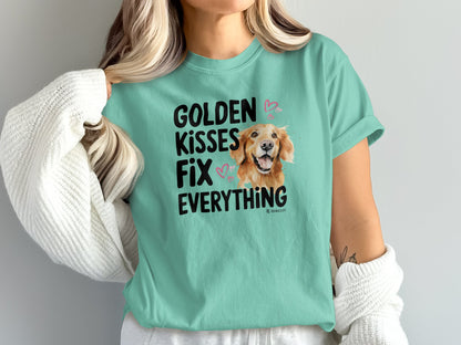 Golden Retriever Lover T-shirt, Unisex Dog Tee, Cute Puppy Parent Shirt, Fun Animal Graphic Top, Pet Owner Gift