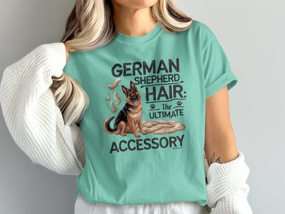 German Shepherd Dog Lover Unisex Garment-Dyed T-shirt, Parent Gift, Funny Dog Tee, Dog Mom Shirt, Gift for Dog Lovers
