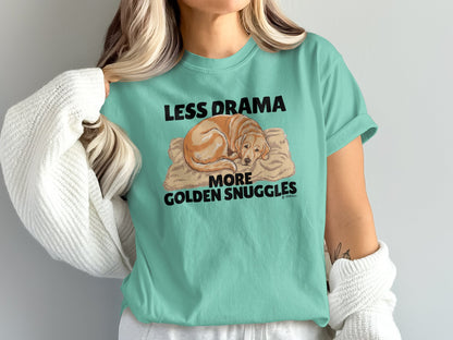 Golden Retriever Lover T-shirt, Unisex Dog Tee, Cute Puppy Parent Shirt, Fun Animal Graphic Top, Pet Owner Gift