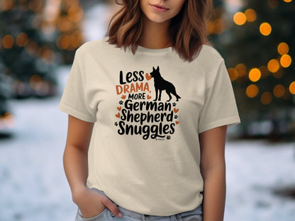 German Shepherd Dog Lover Unisex Garment-Dyed T-shirt, Parent Gift, Funny Dog Tee, Dog Mom Shirt, Gift for Dog Lovers