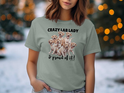 Labrador Retriever Lover T-shirt, Dog Lover Tee, Parenting Shirt, Cute Pet Apparel, Animal Graphic Top