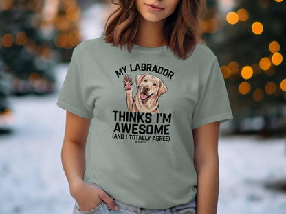 Labrador Retriever Unisex T-shirt, Dog Lover Tee, Parenting Shirt, Cute Pet Apparel, Animal Graphic Top