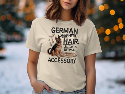 German Shepherd Dog Lover Unisex Garment-Dyed T-shirt, Parent Gift, Funny Dog Tee, Dog Mom Shirt, Gift for Dog Lovers