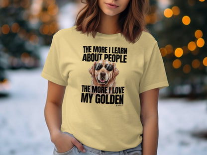 Golden Retriever Lover T-shirt, Unisex Dog Tee, Cute Puppy Parent Shirt, Fun Animal Graphic Top, Pet Owner Gift