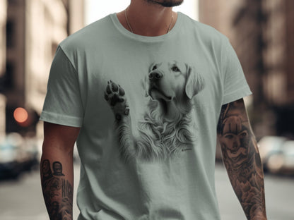 Golden Retriever Lover T-shirt, Unisex Dog Tee, Cute Puppy Parent Shirt, Fun Animal Graphic Top, Pet Owner Gift