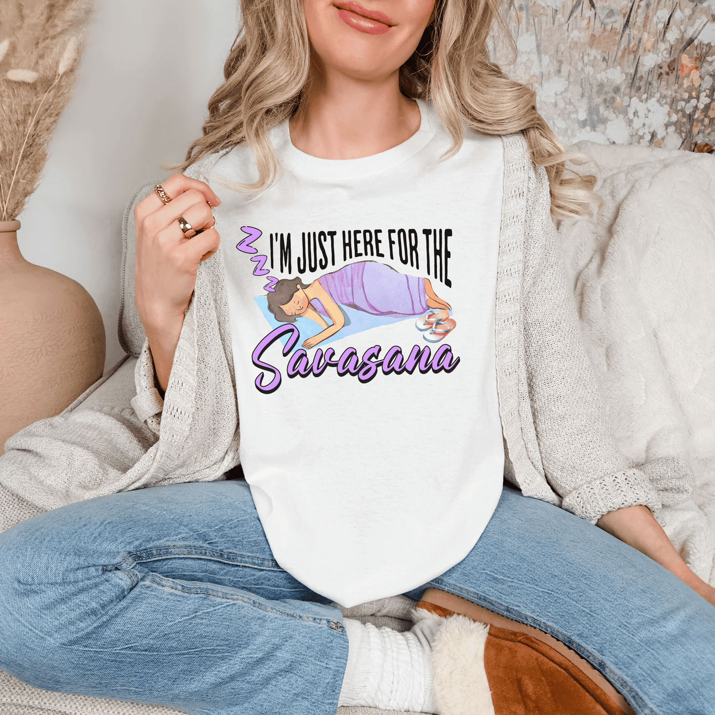 Yoga Lover Unisex Garment-Dyed T-shirt, Funny Quote Tee, Meditation Shirt, Relaxation Top, Namaste Apparel