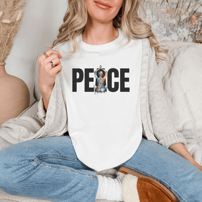 Peace Yoga Unisex T-shirt, Meditation Tee, Yoga Lover Gift, Mindfulness Shirt, Namaste Apparel